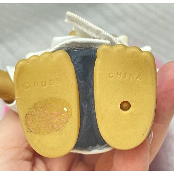 VTG Russ 5" Troll Doll Pink Hair Doctor Healthcare Worker Stethoscope Lab Coat - Picture 8 of 9